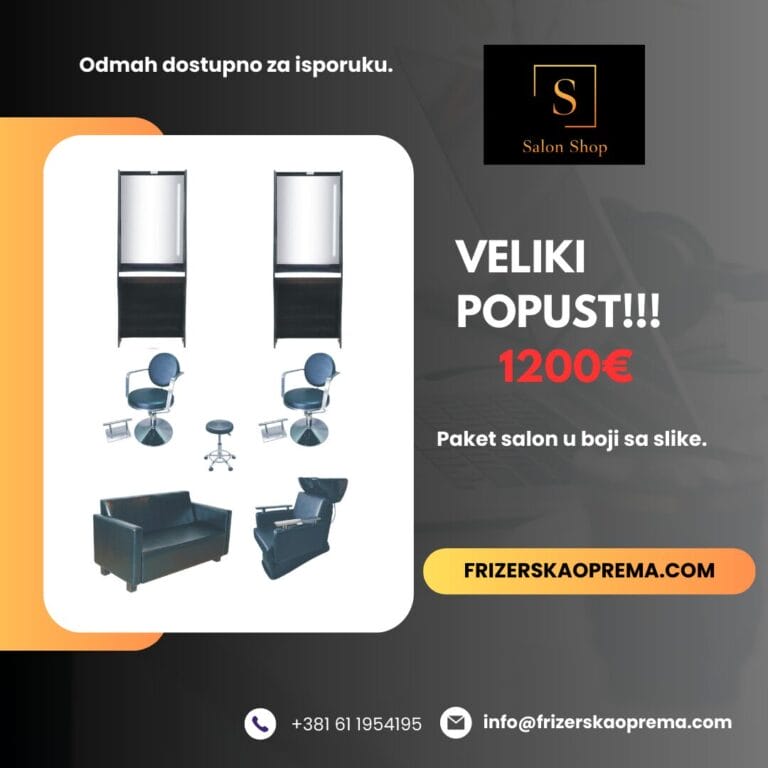 paket 333 oprema za frizerske salone